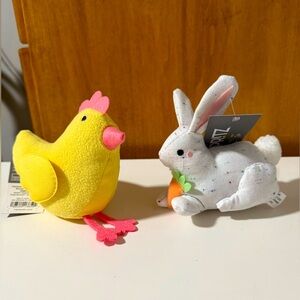 Target Stuffed Chick & Bunny Spring / Easter Decor